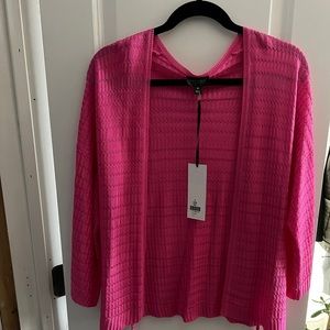 Pink cardigan